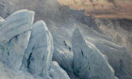 Ascension au Mont Blanc, huile sur carton, collection privée – Amis de Gabriel Loppé