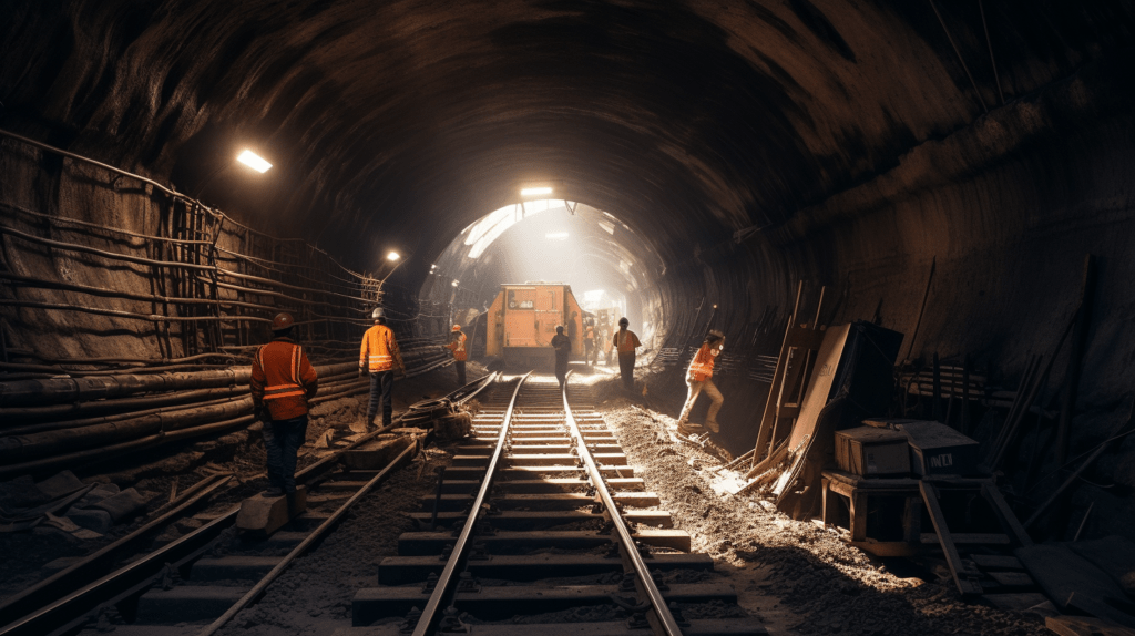Cantiere, tunnel, traforo, lavori, interventi, messa in sicurezza