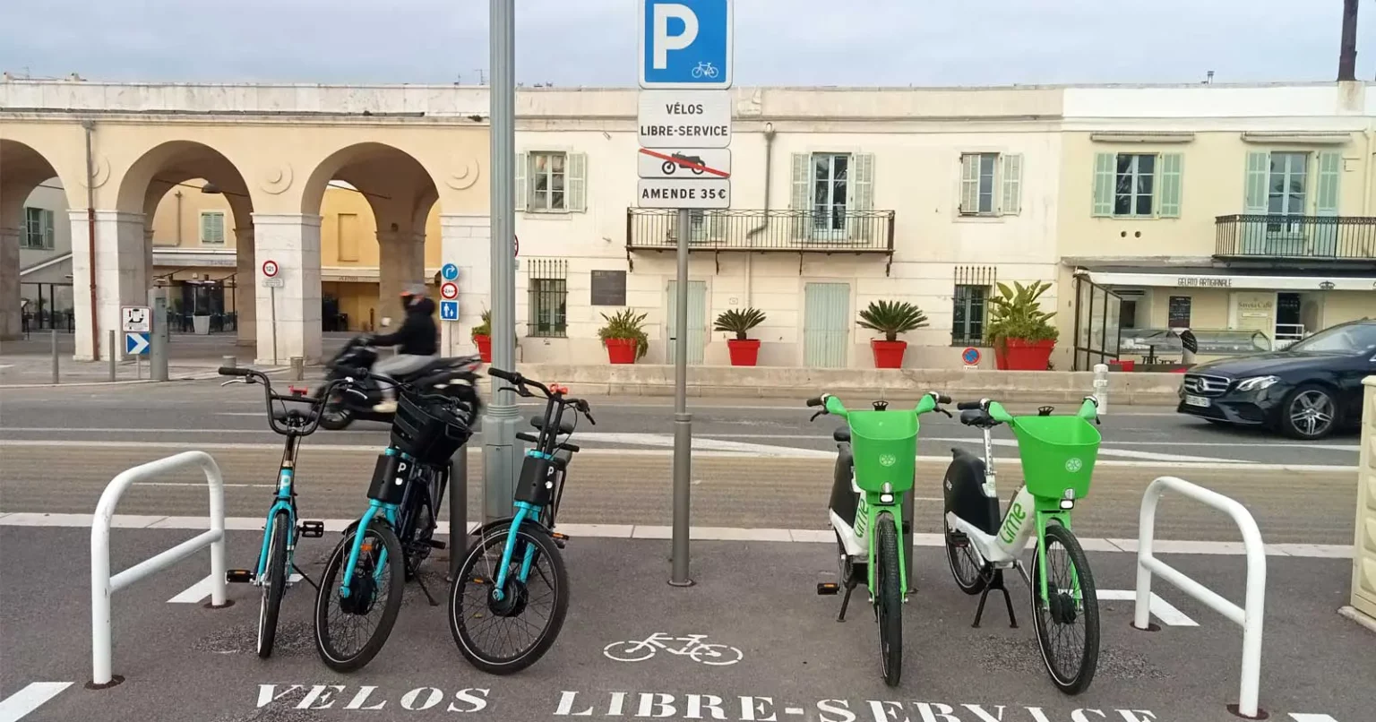 Bike-sharing Lime e Pony Nizza, Vélos en libre-service Lime et Pony Nice