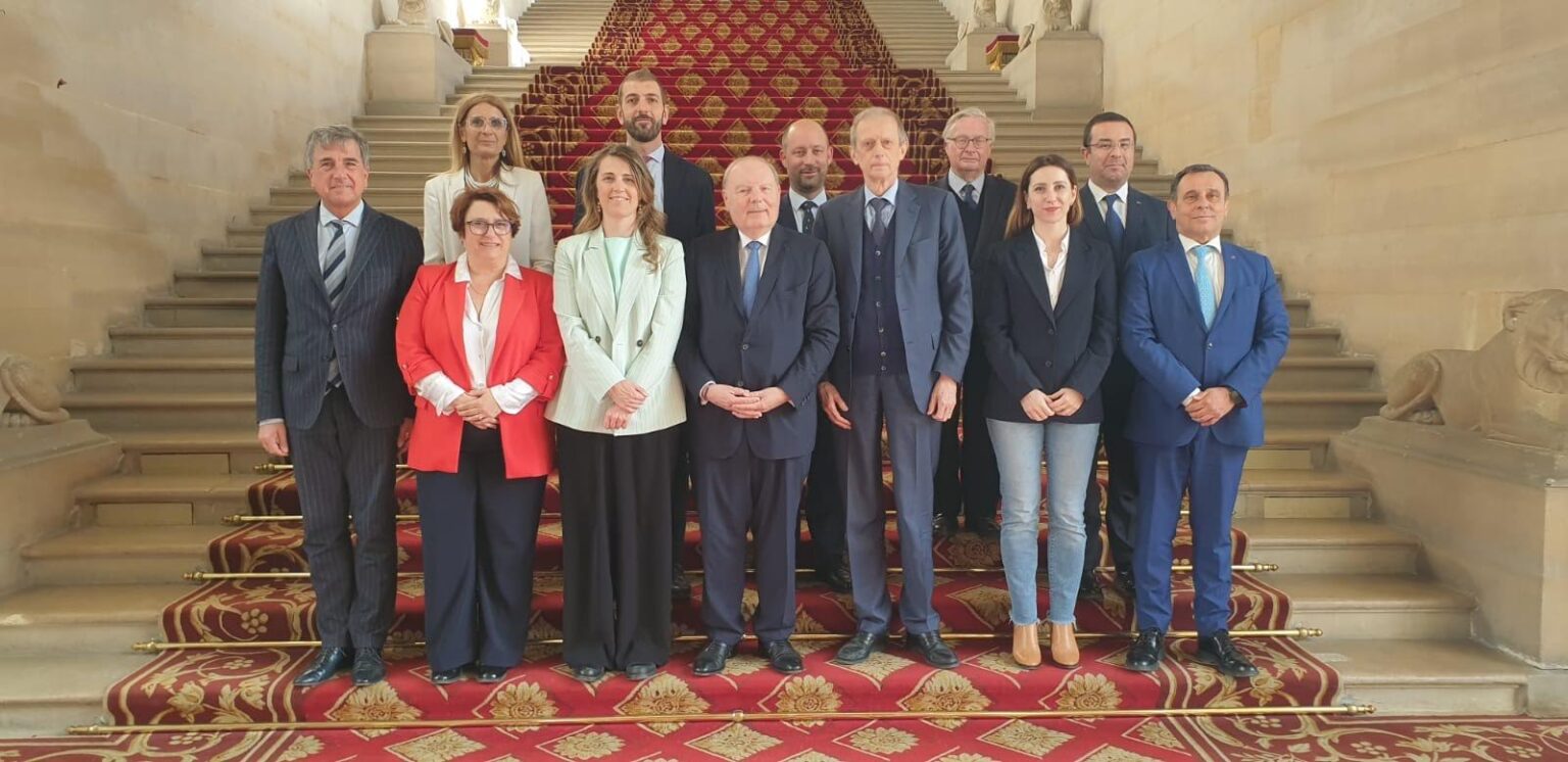 Gruppo interparlamentare Amicizia Italia Francia, il 5 aprile 2024 a Parigi / foto Assemblée Nationale