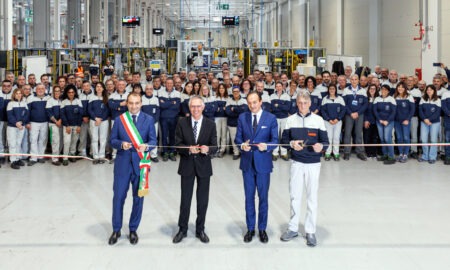 Stellantis Torino Turin Mirafiori Automotive Park 2030 Edct Production Ribbon Cutting Tavares Cirio Lo Russo, il 10 aprile 2024 /Uff. Stampa Stellantis