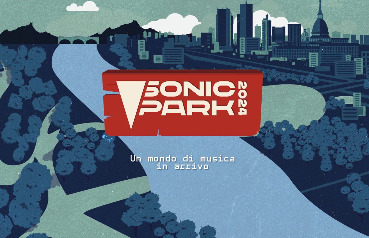 locandina di Sonic Park 2024 a Torino e Stupinigi