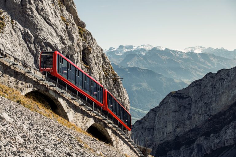 Monte Pilatus Zahnradbahn Viadukt Eselwand (credits Pilatus Bahnen Ag)