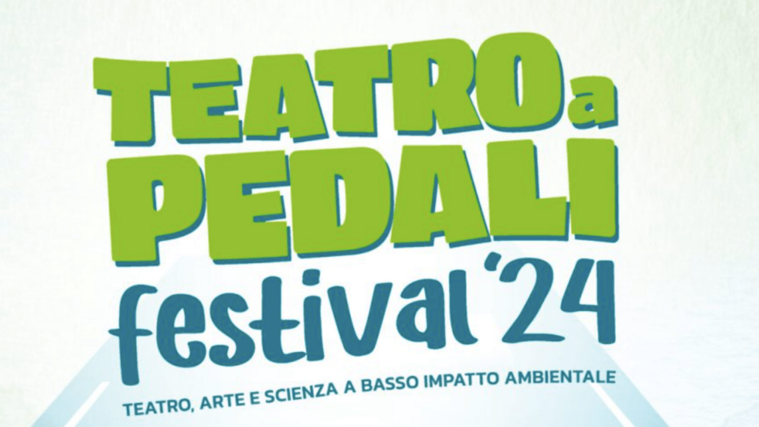 La locandina dell'edizione 2024 del Teatro a Pedali Festival; l'affiche de l'édition 2024 du festival Teatro a Pedali (credits: teatroapedali.it/)