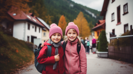 Inizio lezioni in Svizzera romanda - Rentrée scolaire en Suisse romande (Nos Alpes - IA)