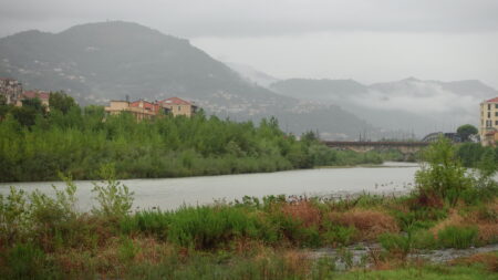 Il Roja domenica 8 settembre 2024, giorno di allerta meteo Le Roya le 8 septembre 2024, jour d'alerte météo (c) Nos Alpes Enrico Martial