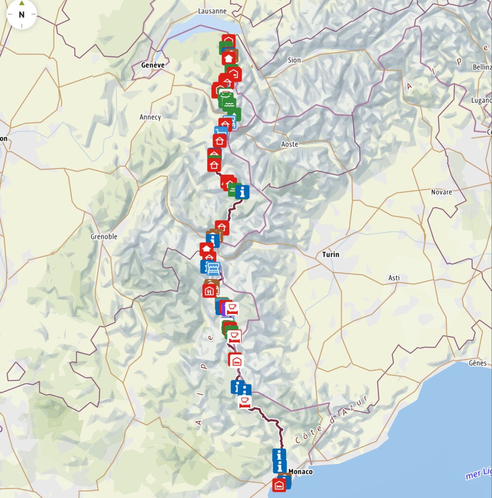 La carte (source: OpenStreetMaps)