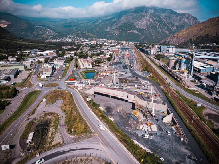 Lione-Torino cantieri; Lyon-Turin chantiers (fonte/source: Tunnel Euralpin Lyon-Turin, Caroline Moureaux)