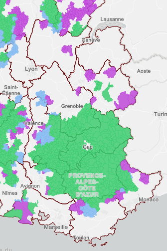 Extrait 2 De La Carte De France Ruralité 2024