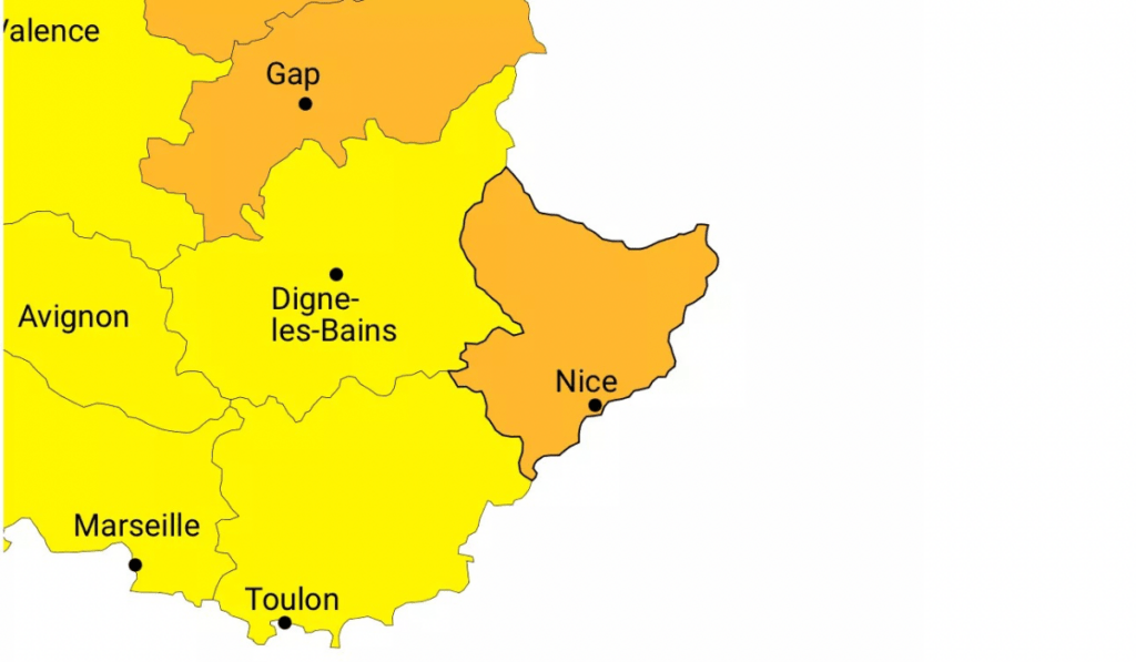 Maltempo Alpi Marittime, Orages Alpes-Maritimes