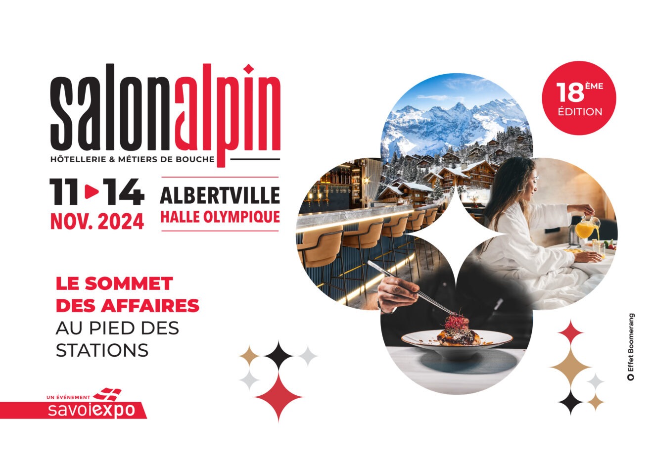 Affiche officielle du Salon Alpin 2024