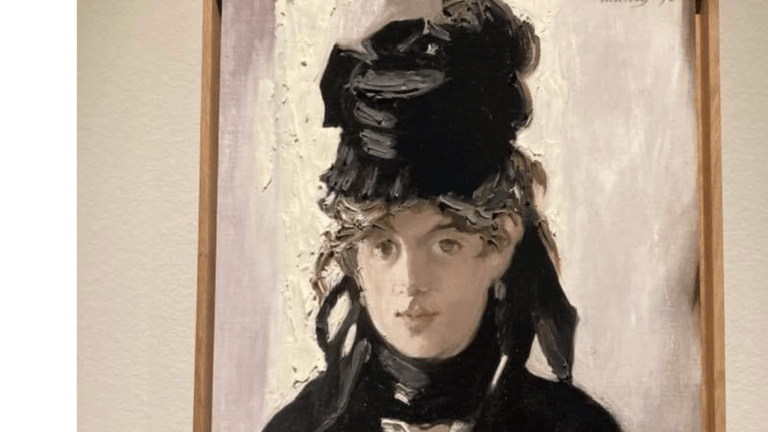 Berthe Morisot, un dettaglio di uno dei quadri esposti alla GAM di Torino, nel novembre 2024 (c) Nos Alpes Stella Olivetti