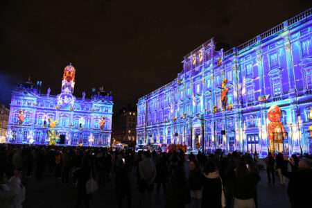 La Fête des lumières di Lione, La Fête des lumières de Lyon (c) muriel chaulet, espace presse Fête des lumières