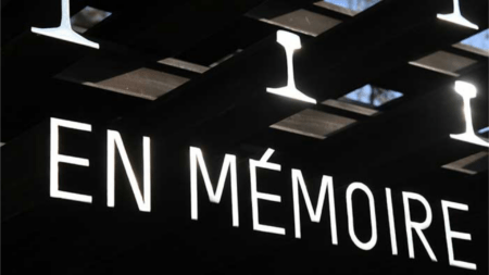 La Giornata della Memoria nelle Nostre Alpi Détail du Mémorial de la Shoah à Lyon (c) Ville de Lyon