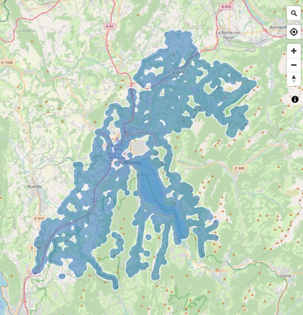 La « Trame turquoise » (c) Agglomération du Grand Annecy