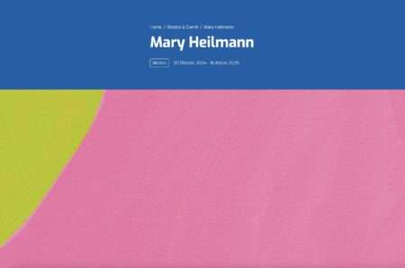 Mostra Mary Heilmann a Torino (c) GAM Torino, presentazione mostra