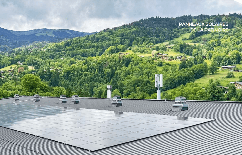 Saint-Gervais-les-Bains, des panneaux solaires à la patinoire (c) Commune de Saint-Gervais-les-Bains presse