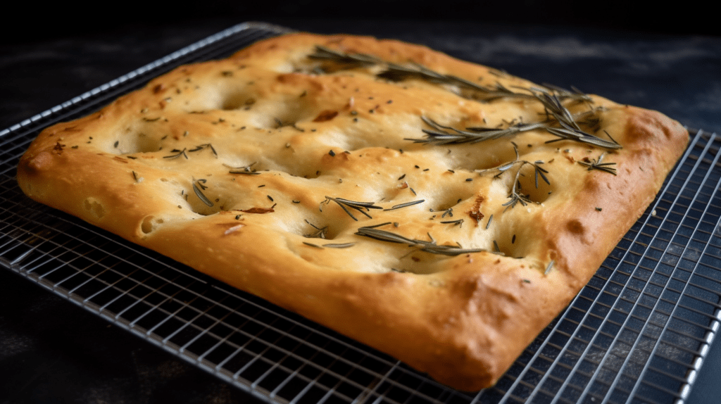 La “Fügassa”, la focaccia genovese; La « Fügassa », la focaccia de Gênes