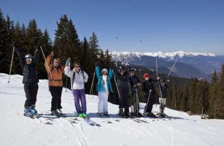 Le scuole medie della Savoia scoprono lo sci e il territorio Plan Ski Alpin (c) ecom photos Département de la Savoie