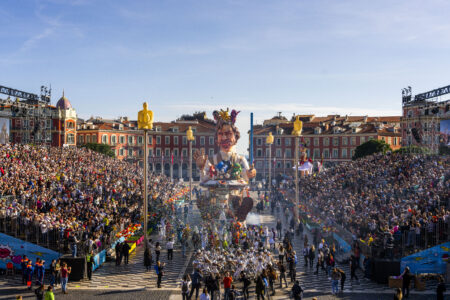 Masques, fleurs et gaieté pour le Carnaval de Nice Carnevale di Nizza, Carnaval de Nice (c) Espace presse