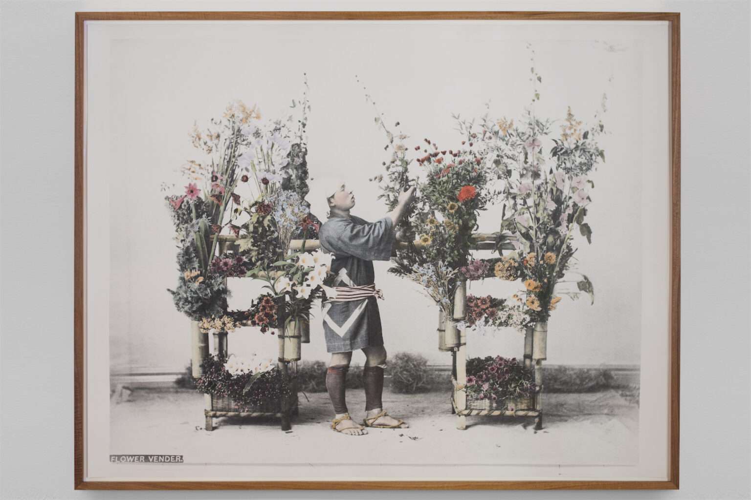 La mostra “Il Giappone dei venditori di fiori” al MAO di Torino; L’exposition « Le Japon des vendeurs des fleurs » au MAO de Turin (Linda Fregni Nagler, Flower Vender, 2018 (c) Press area MAO Torino)