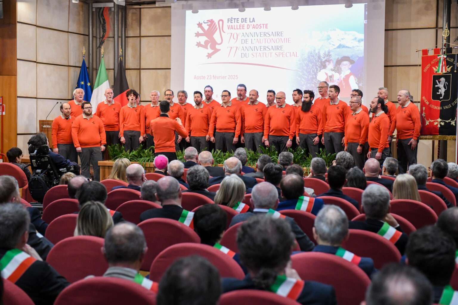 La Festa dell'Autonomia e dello Statuto speciale in Valle d'Aosta, il 23 febbraio 2025 La Fête de l'autonomie et du Statut spécial en Vallée d'Aoste, le 23 février 2025 (c) Regione autonoma Valle d'Aosta Paolo Rey