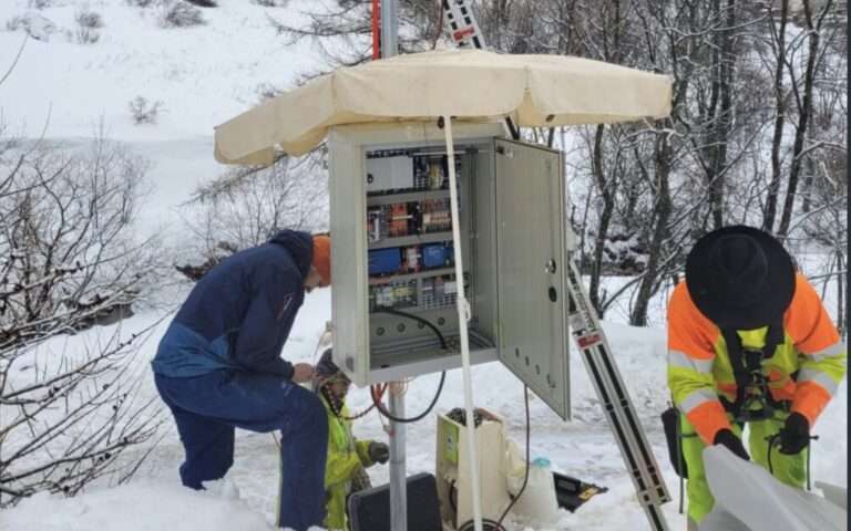 Un radar pour les avalanches en test Un radar per le valanghe in fase di test (c) Stéphanie Cachinero - Département des Hautes-Alpes