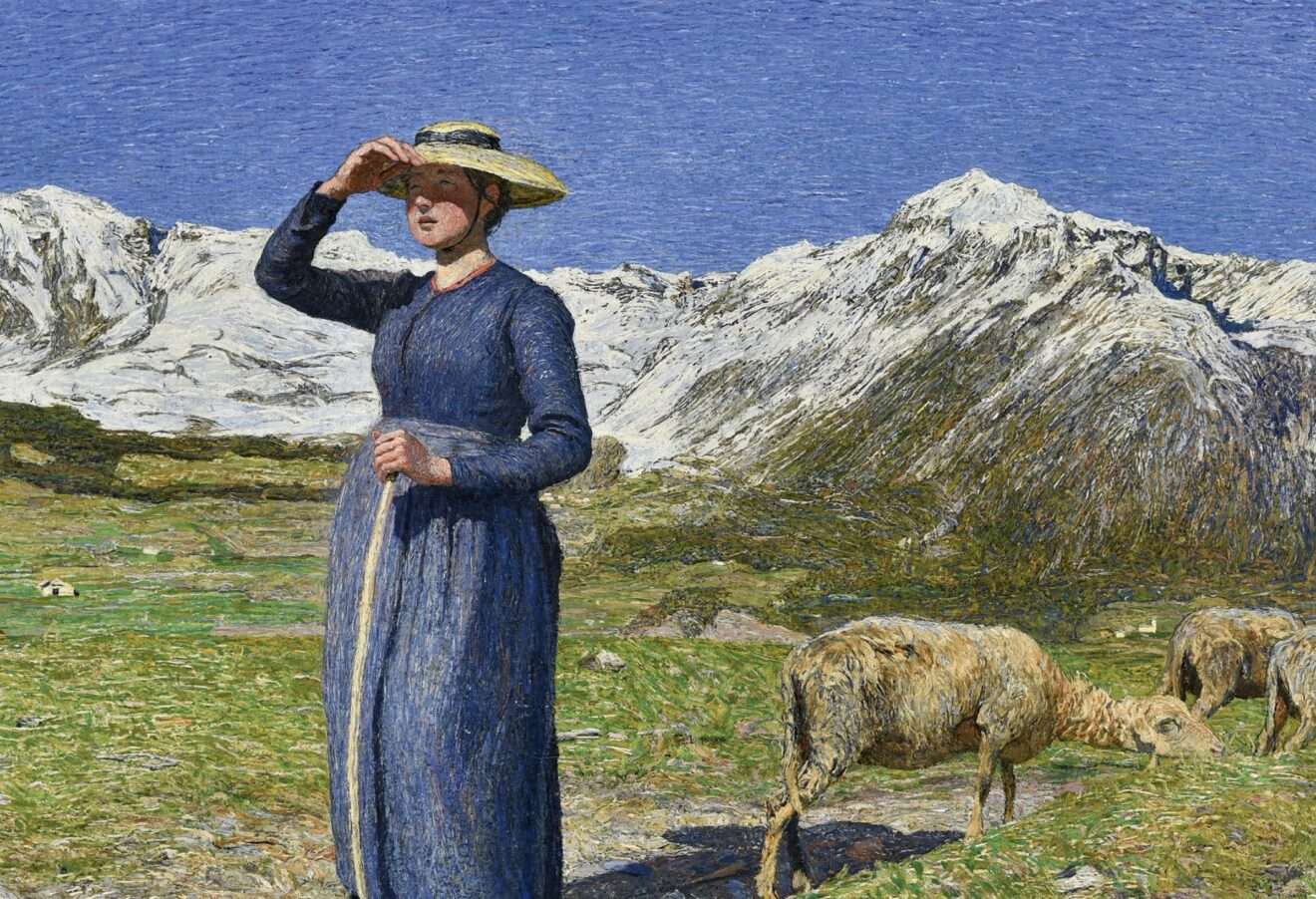 La locandina della mostra sui paesaggi italiani a Novara