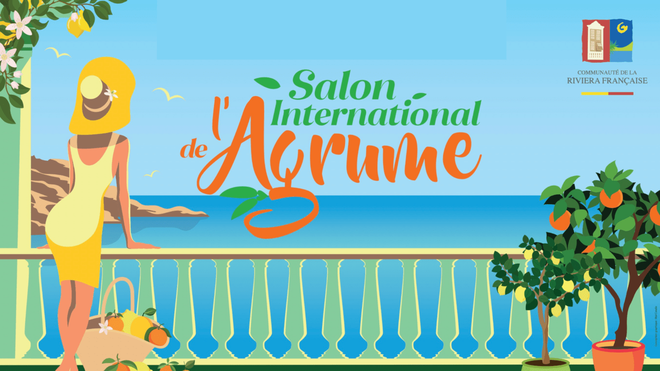 Le Salon International de l'Agrume 2025 à Menton, l'affiche