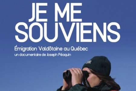 Je me souviens, documentaire sur l'émigration valdôtaine documentario sull'emigrazione valdostana, estratto dalla locandina extrait de l'affiche