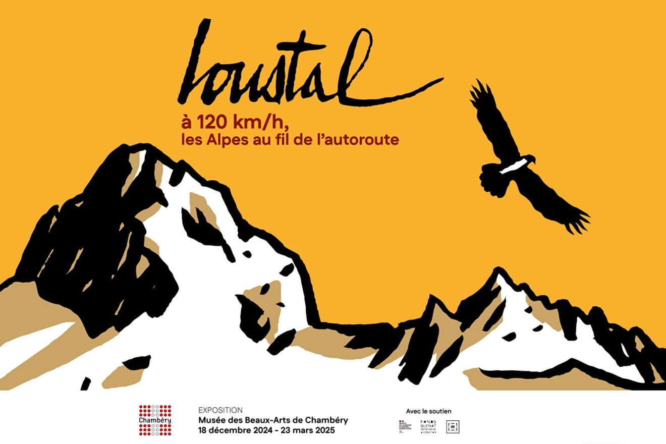 Les Alpes de Loustal au fil de l'autoroute en exposition