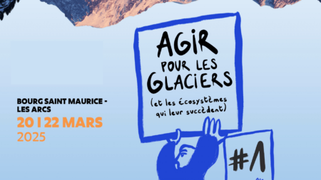 Couverture Locandina Agir pour les glaciers