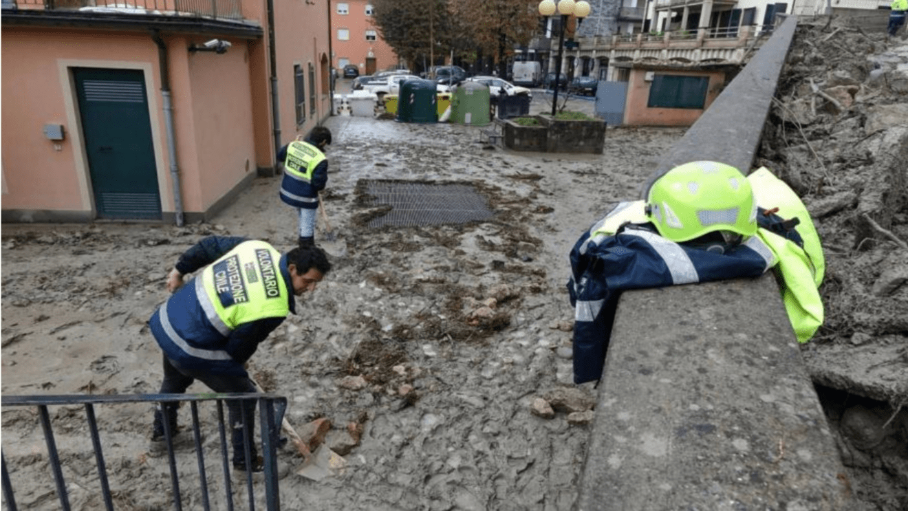 Interventi per le inondazioni in Piemonte il 17 aprile 2025 (c) Regione Piemonte