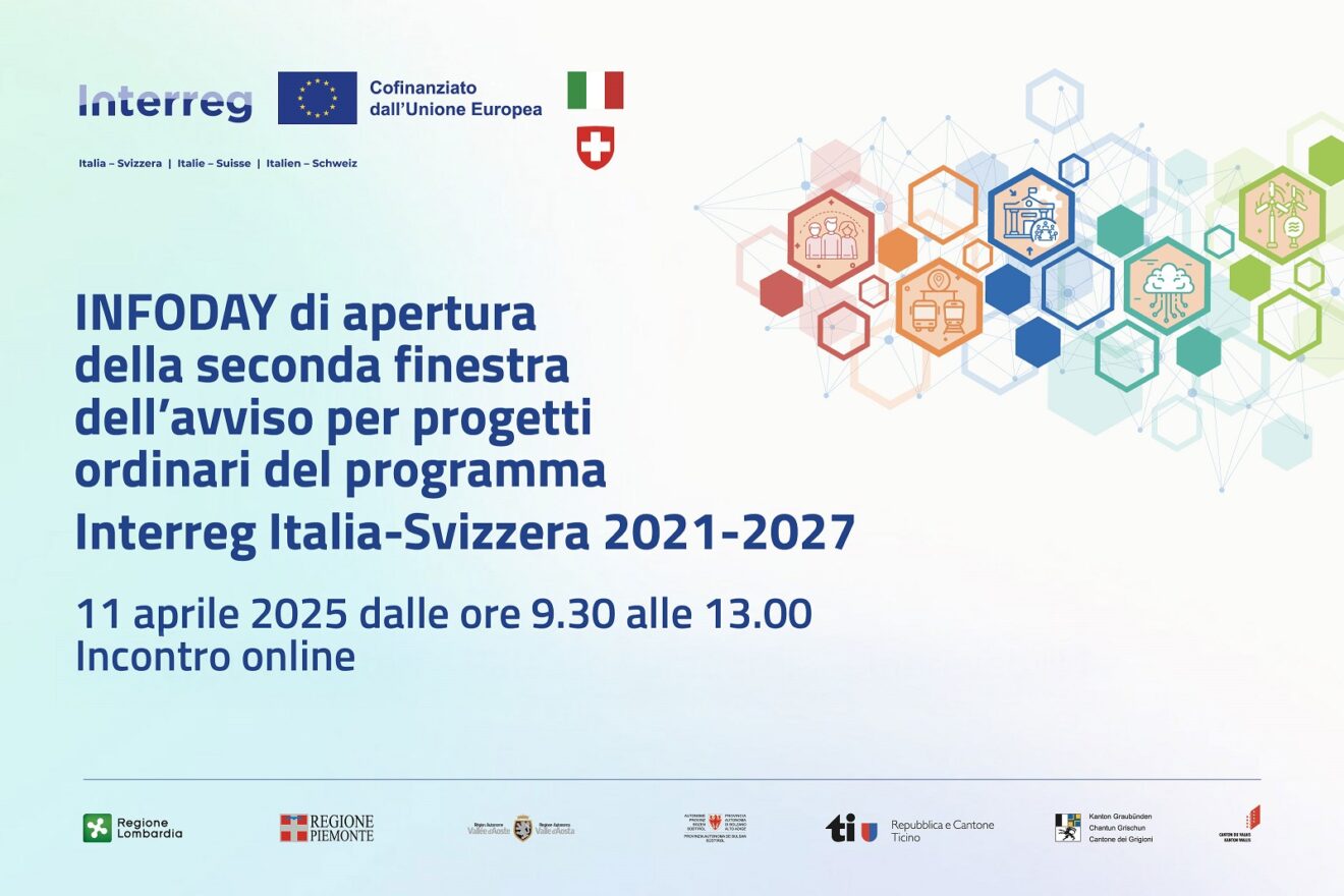 Locandina Interreg Italia-Svizzera Infoday