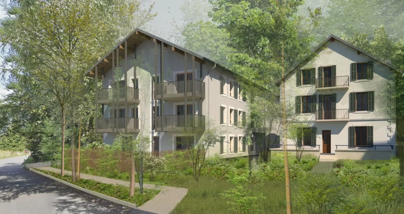 Rendering Les Saubérands (c) Mairie de Chamonix