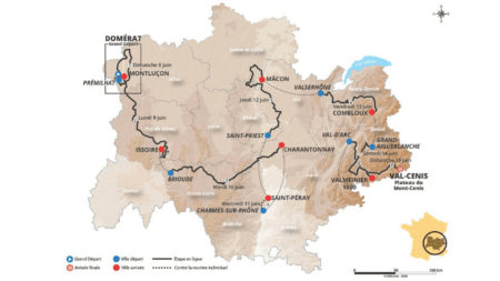Il percorso del Critérium du Dauphiné 2025, Le parcours du Critérium du Dauphiné