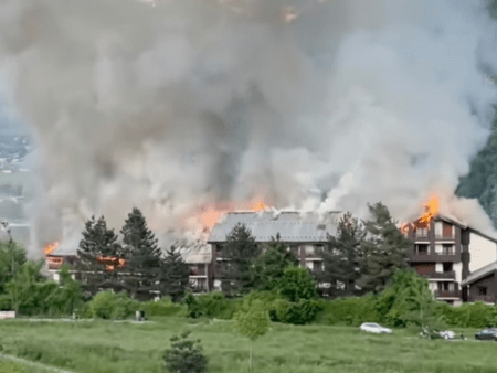 Incendie à Bourg-Saint-Maurice le 18 mai 2025