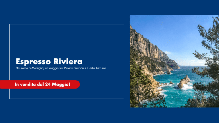 La locandina di Espresso Riviera 2025, da Roma a Marsiglia e Nizza