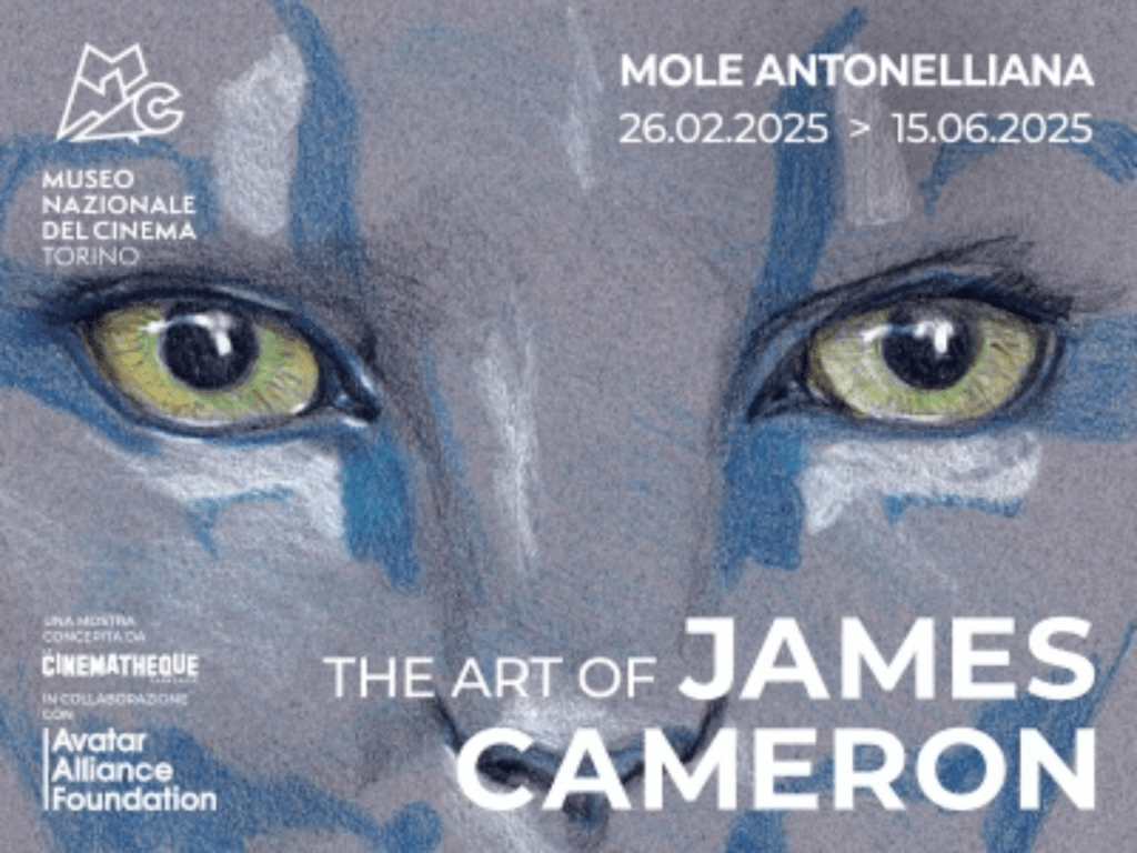 Locandina della mostra di james cameron a torino