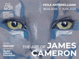 Locandina della mostra di james cameron a torino