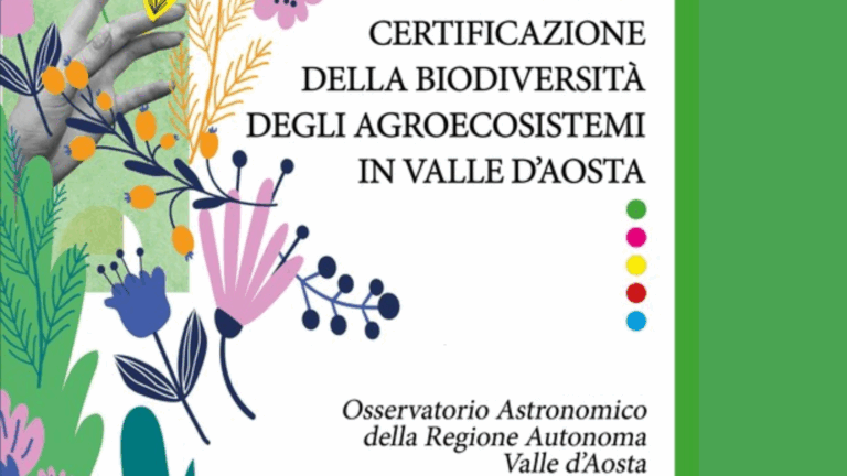 Certificazione biodiversità Valle d'Aosta - Certification biodiversité Vallée d'Aoste, flyer