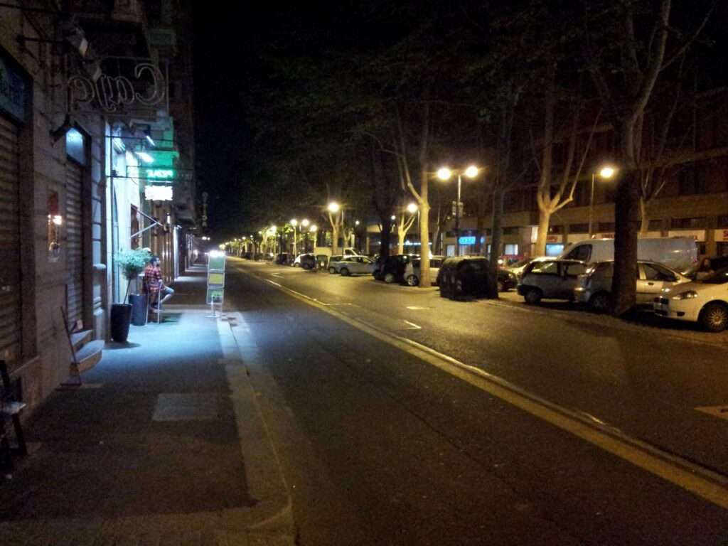Corso Rosselli a Torino è stata interessata dal blackout /Corso Rosselli a été interessée par les pannes (c) CC Y-SA 3_0 Adirricor Wikimedia Commons