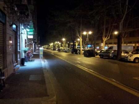 Corso Rosselli a Torino è stata interessata dal blackout /Corso Rosselli a été interessée par les pannes (c) CC Y-SA 3_0 Adirricor Wikimedia Commons