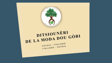 extrait du flyer du livre sur le patois de Gaby