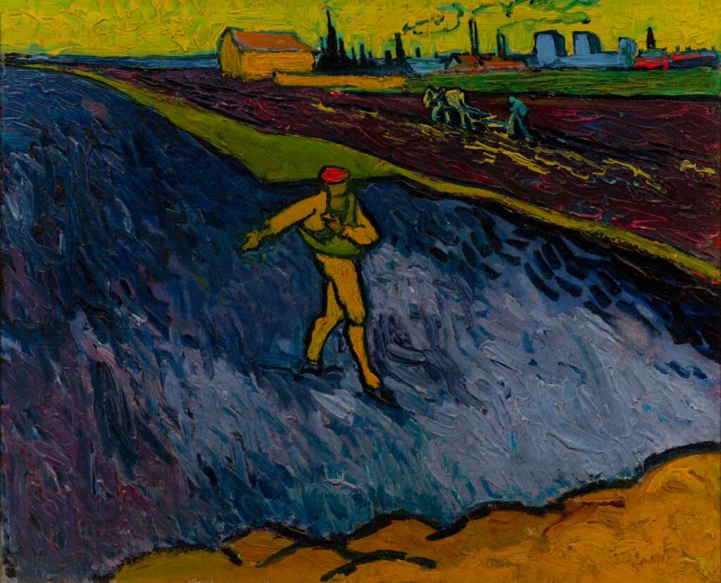 Vincent Van Gogh, Le Semeur (Il seminatore), 1888 circa, olio su tela (c) The Armand Hammer Collection, Gift of the Armand Hammer Foundation, Hammer Museum, Los Angeles