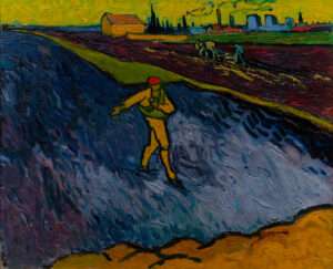 Vincent Van Gogh, Le Semeur (Il seminatore), 1888 circa, olio su tela (c) The Armand Hammer Collection, Gift of the Armand Hammer Foundation, Hammer Museum, Los Angeles