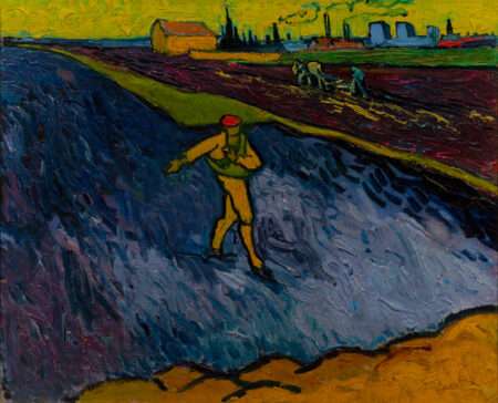 Vincent Van Gogh, Le Semeur (Il seminatore), 1888 circa, olio su tela (c) The Armand Hammer Collection, Gift of the Armand Hammer Foundation, Hammer Museum, Los Angeles