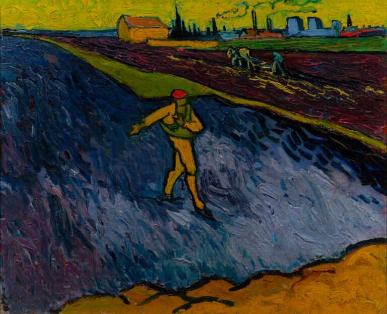 Vincent Van Gogh, Le Semeur (Il seminatore), 1888 circa, olio su tela (c) The Armand Hammer Collection, Gift of the Armand Hammer Foundation, Hammer Museum, Los Angeles