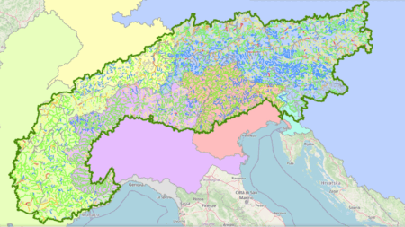 Il Sistema idrografico delle Alpi nella Convenzione delle Alpi Système hydrographique des Alpes de la Convention Alpine (c) Alpine Convention