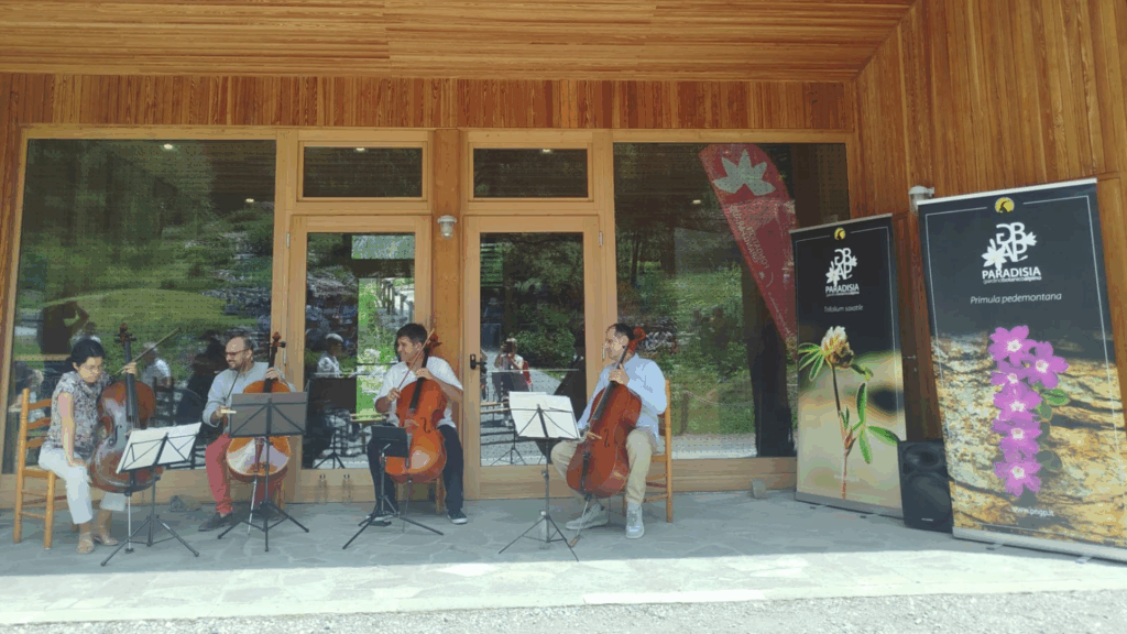 Il concerto del 29 giugno per il giardino botanico paradisia (c) nos alpes